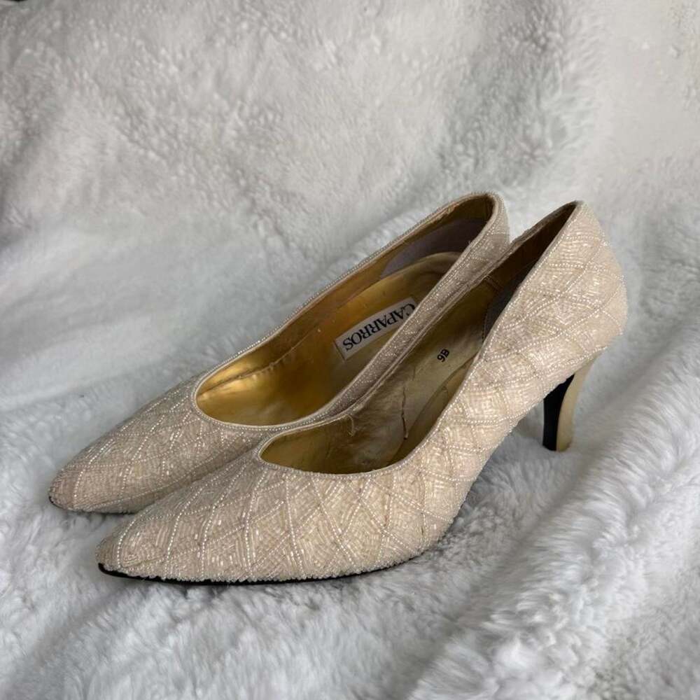 Vintage caparros ivory beaded bridal